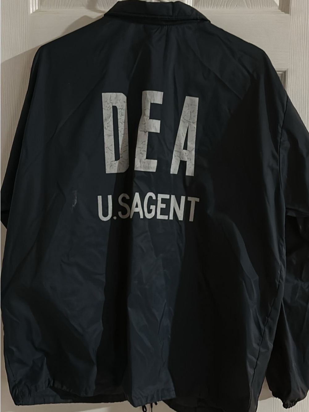 Costume- DEA U.S. Agent Navy Windbreaker